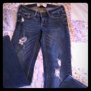 Distressed Hollister Jeans